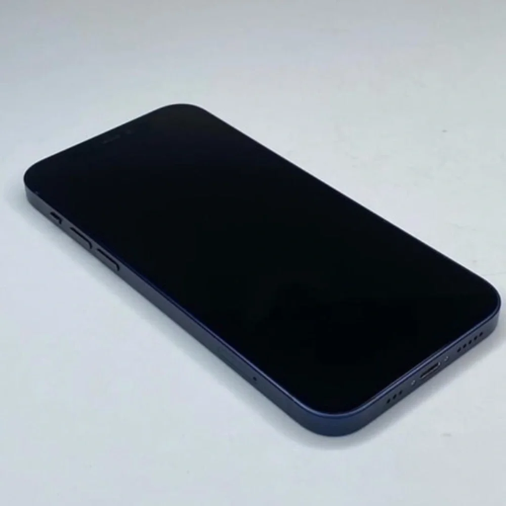 Blue Apple IPhone 12 must be unlocked by a Computer or for Parts.